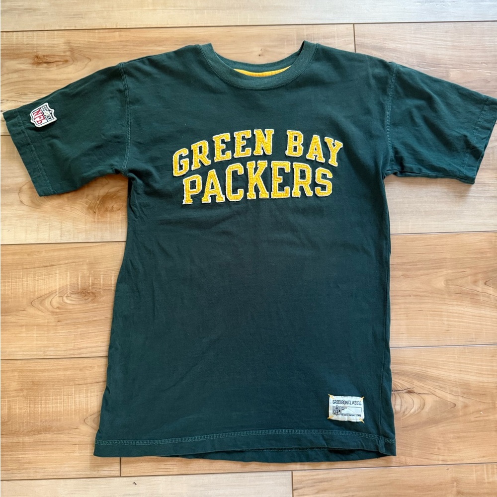 Reebok Dark Green Packers Kids Tee